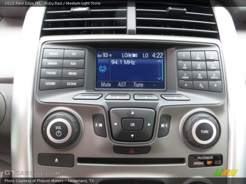 Ruby Red / Medium Light Stone 2013 Ford Edge SEL