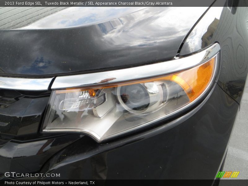 Tuxedo Black Metallic / SEL Appearance Charcoal Black/Gray Alcantara 2013 Ford Edge SEL