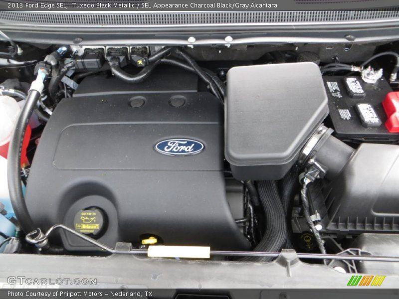 Tuxedo Black Metallic / SEL Appearance Charcoal Black/Gray Alcantara 2013 Ford Edge SEL