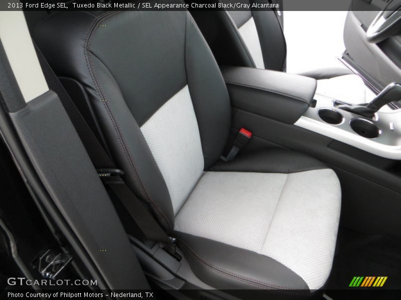 Tuxedo Black Metallic / SEL Appearance Charcoal Black/Gray Alcantara 2013 Ford Edge SEL