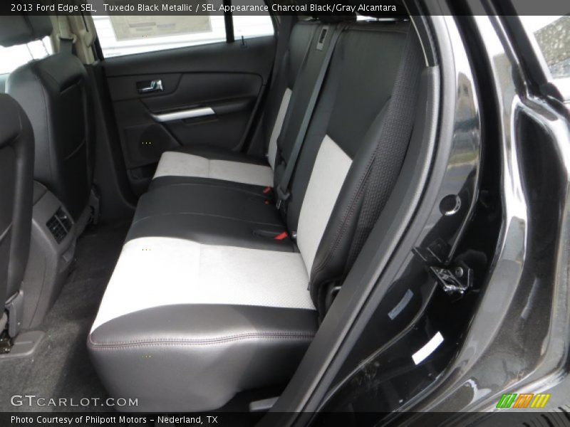 Tuxedo Black Metallic / SEL Appearance Charcoal Black/Gray Alcantara 2013 Ford Edge SEL