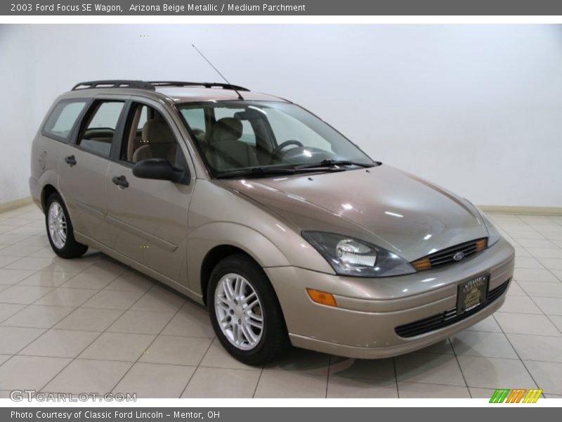 Arizona Beige Metallic / Medium Parchment 2003 Ford Focus SE Wagon
