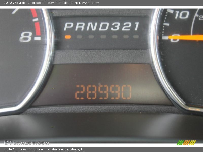 Deep Navy / Ebony 2010 Chevrolet Colorado LT Extended Cab