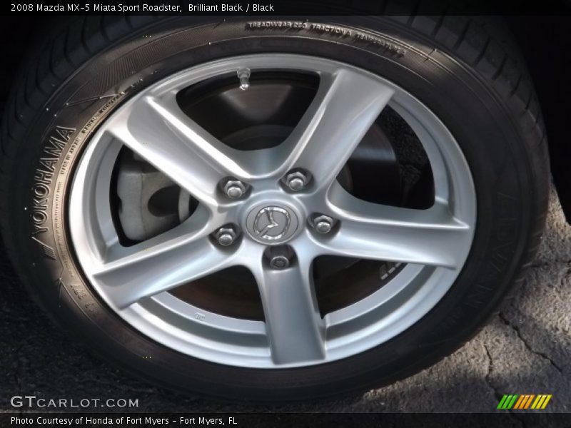 Brilliant Black / Black 2008 Mazda MX-5 Miata Sport Roadster