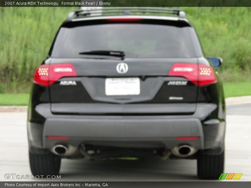 Formal Black Pearl / Ebony 2007 Acura MDX Technology