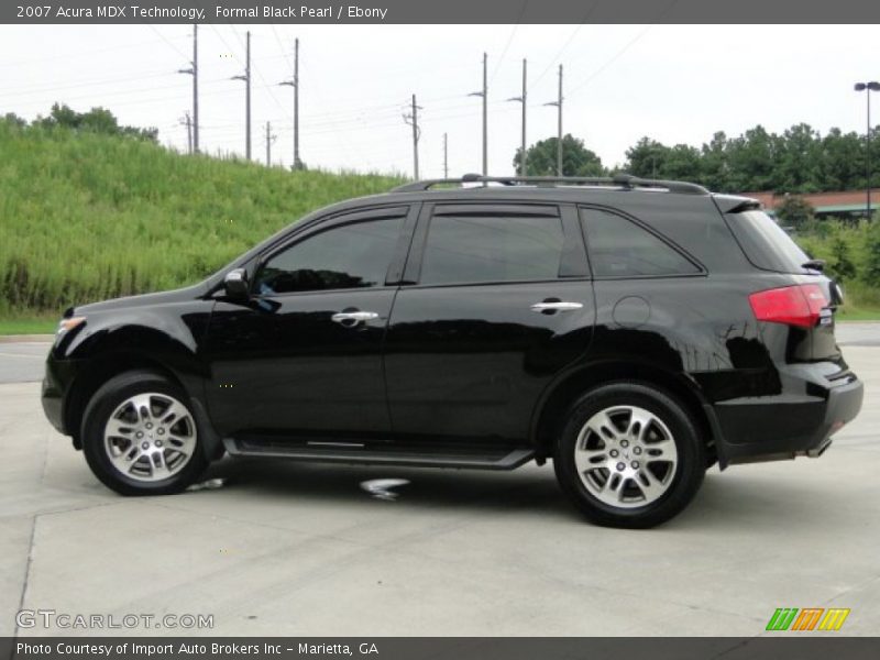 Formal Black Pearl / Ebony 2007 Acura MDX Technology
