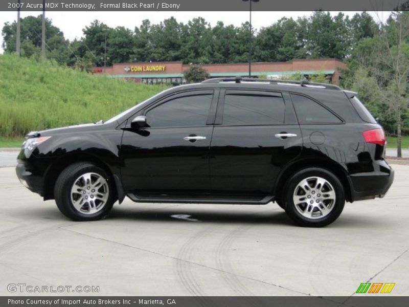 Formal Black Pearl / Ebony 2007 Acura MDX Technology