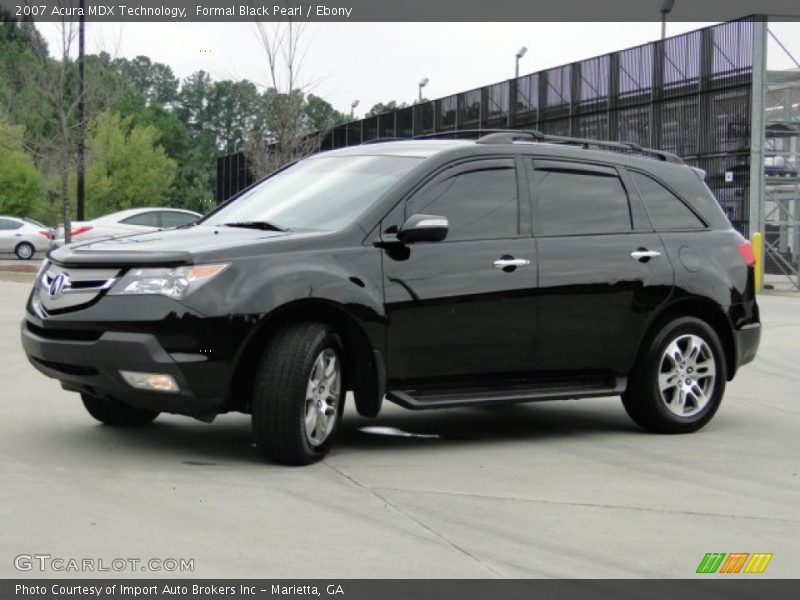 Formal Black Pearl / Ebony 2007 Acura MDX Technology