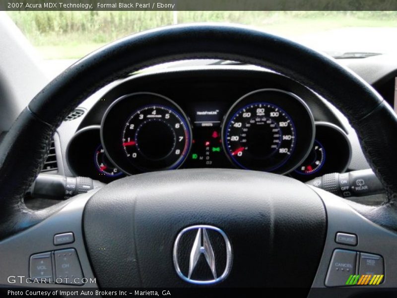 Formal Black Pearl / Ebony 2007 Acura MDX Technology