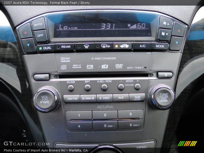 Controls of 2007 MDX Technology