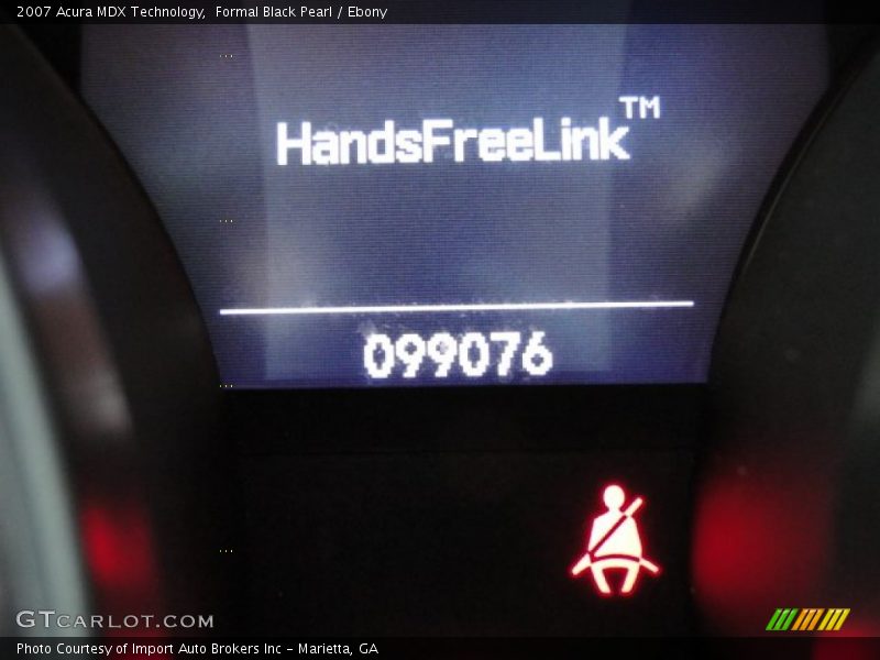 Formal Black Pearl / Ebony 2007 Acura MDX Technology