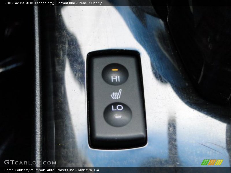 Formal Black Pearl / Ebony 2007 Acura MDX Technology