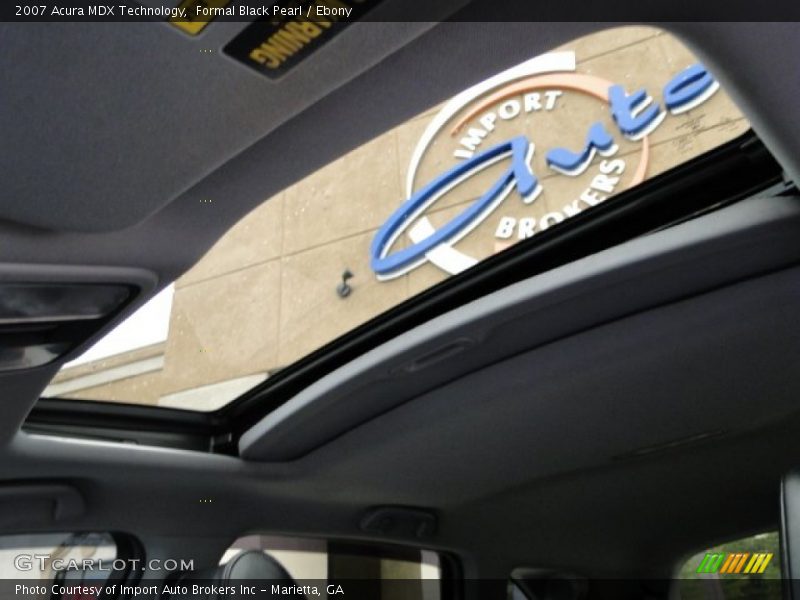 Formal Black Pearl / Ebony 2007 Acura MDX Technology