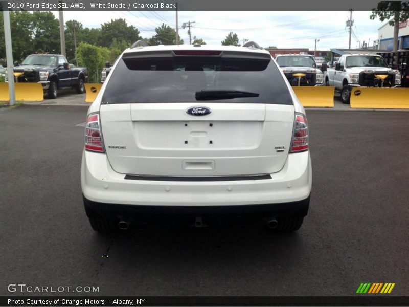 White Suede / Charcoal Black 2010 Ford Edge SEL AWD