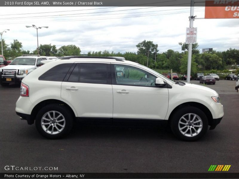 White Suede / Charcoal Black 2010 Ford Edge SEL AWD