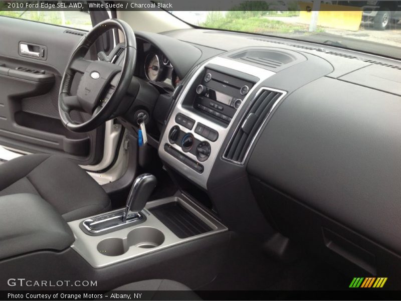 White Suede / Charcoal Black 2010 Ford Edge SEL AWD
