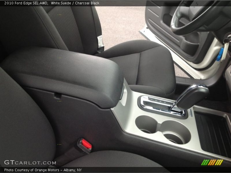 White Suede / Charcoal Black 2010 Ford Edge SEL AWD