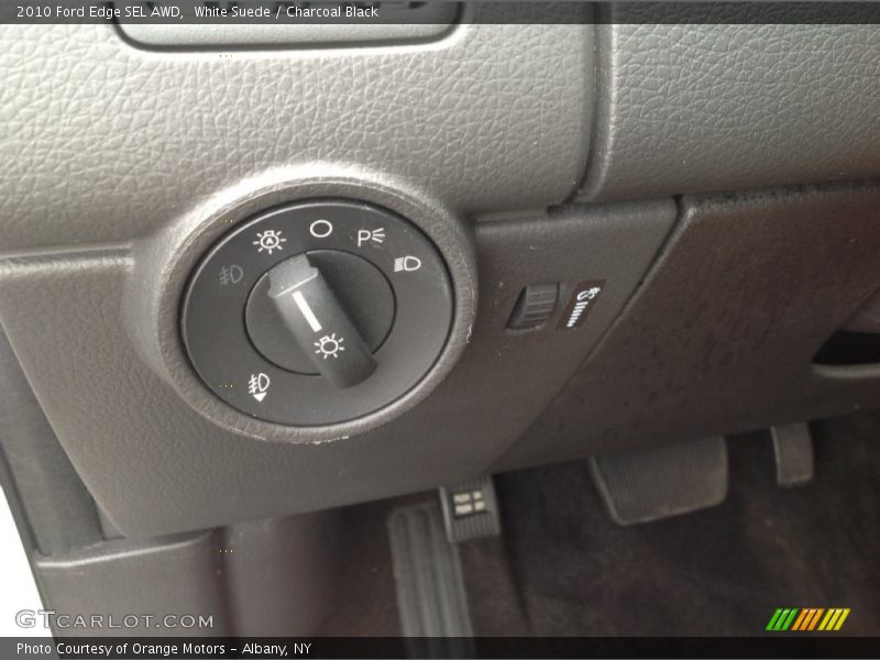 White Suede / Charcoal Black 2010 Ford Edge SEL AWD