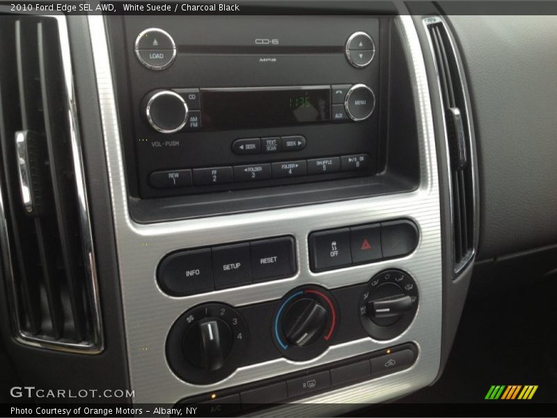 White Suede / Charcoal Black 2010 Ford Edge SEL AWD