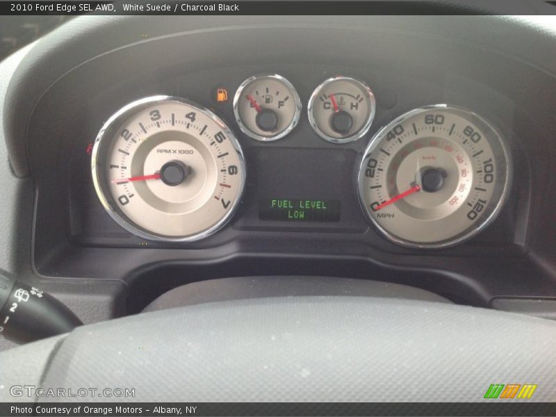 White Suede / Charcoal Black 2010 Ford Edge SEL AWD
