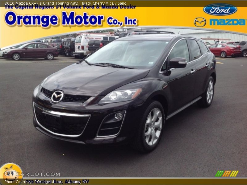 Black Cherry Mica / Sand 2010 Mazda CX-7 s Grand Touring AWD