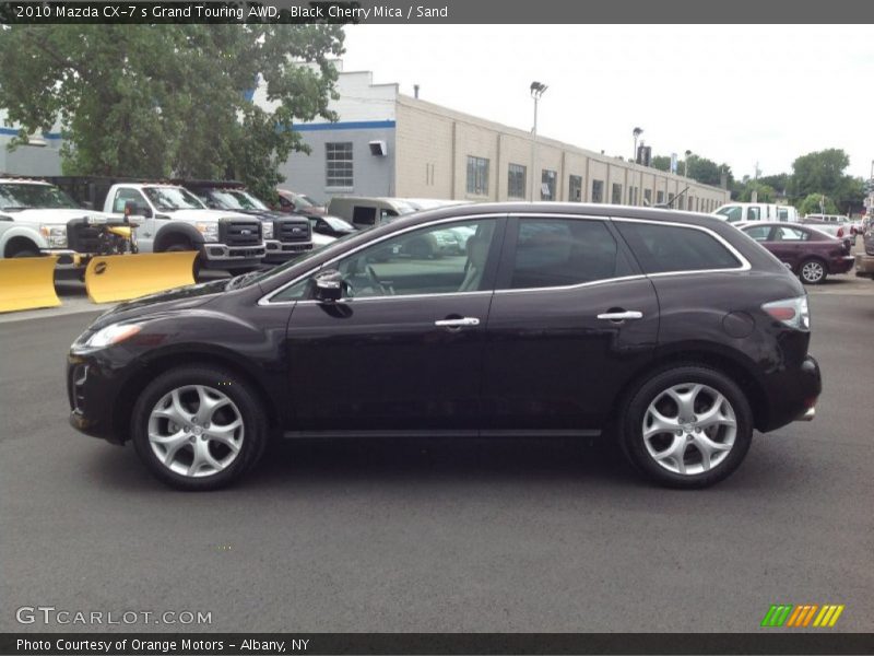 Black Cherry Mica / Sand 2010 Mazda CX-7 s Grand Touring AWD