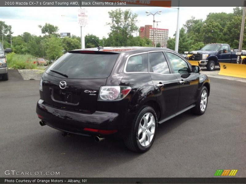 Black Cherry Mica / Sand 2010 Mazda CX-7 s Grand Touring AWD