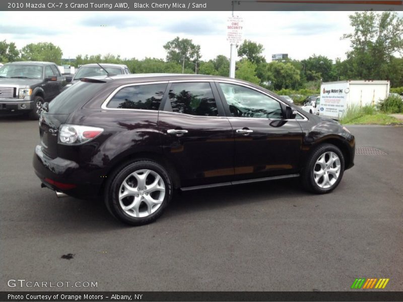 Black Cherry Mica / Sand 2010 Mazda CX-7 s Grand Touring AWD