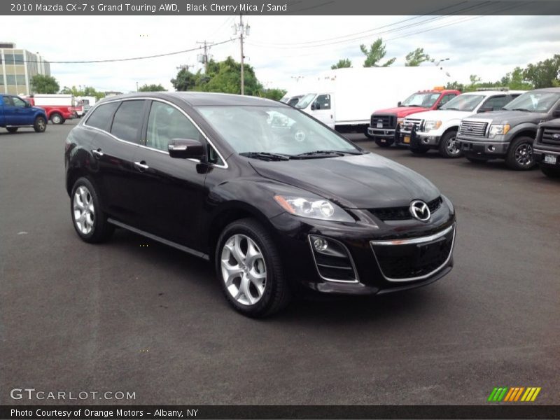 Black Cherry Mica / Sand 2010 Mazda CX-7 s Grand Touring AWD