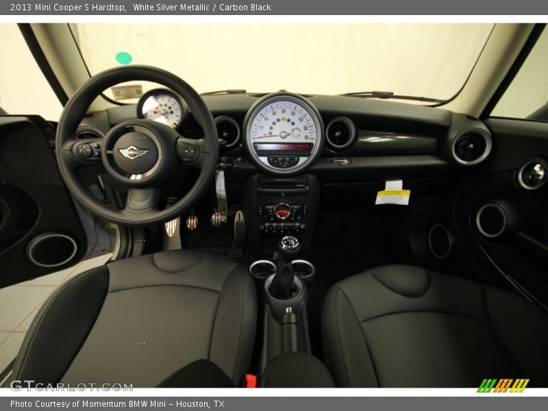 White Silver Metallic / Carbon Black 2013 Mini Cooper S Hardtop