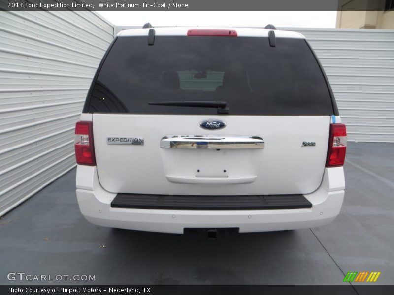 White Platinum Tri-Coat / Stone 2013 Ford Expedition Limited
