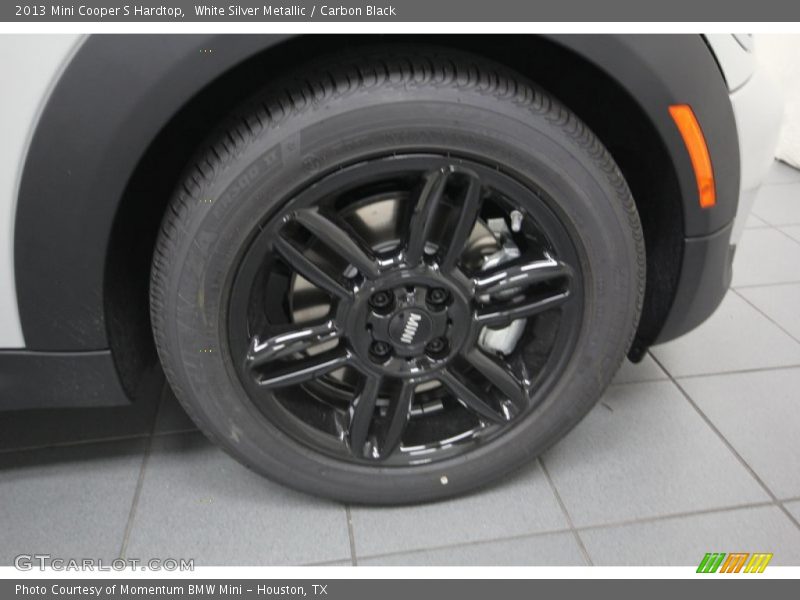 White Silver Metallic / Carbon Black 2013 Mini Cooper S Hardtop