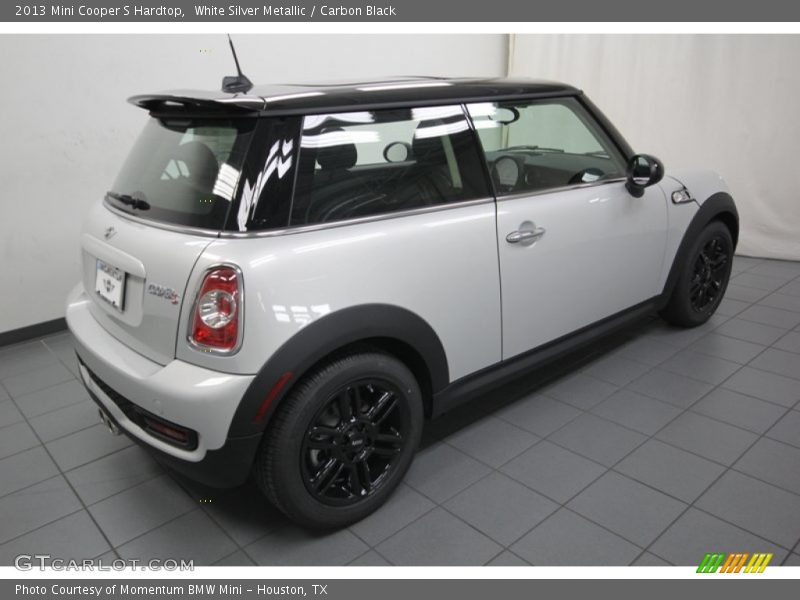 White Silver Metallic / Carbon Black 2013 Mini Cooper S Hardtop