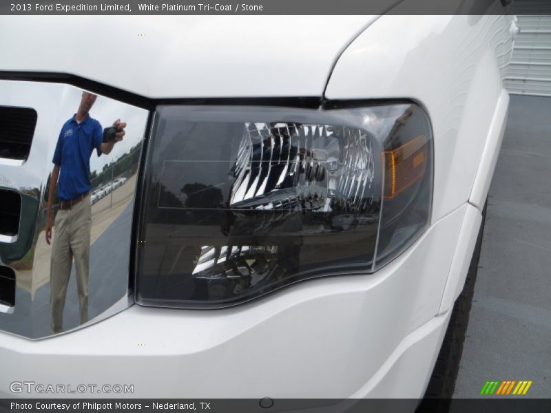 White Platinum Tri-Coat / Stone 2013 Ford Expedition Limited
