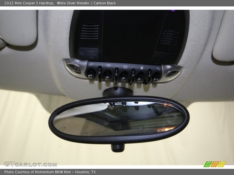 White Silver Metallic / Carbon Black 2013 Mini Cooper S Hardtop