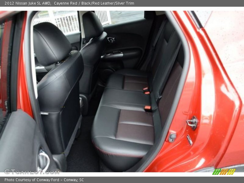 Cayenne Red / Black/Red Leather/Silver Trim 2012 Nissan Juke SL AWD