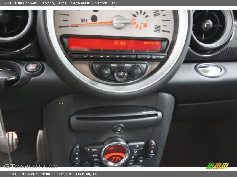 White Silver Metallic / Carbon Black 2013 Mini Cooper S Hardtop