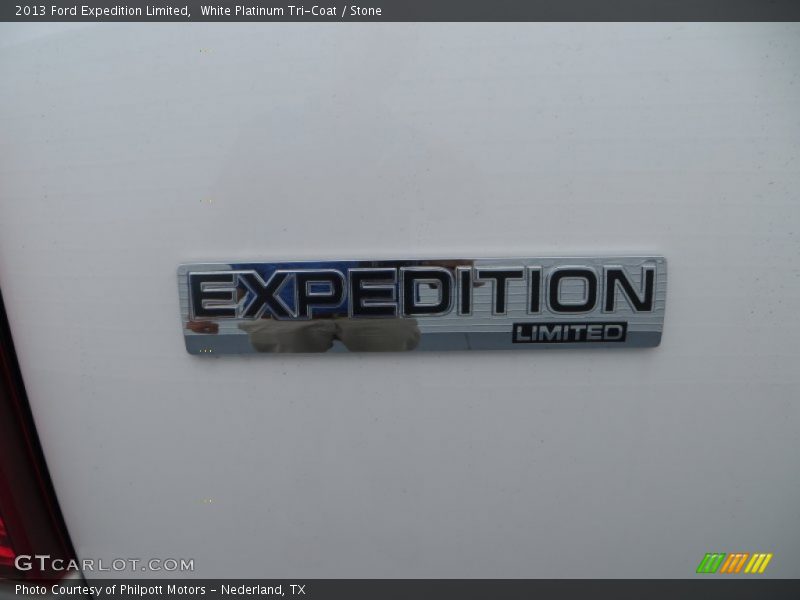 White Platinum Tri-Coat / Stone 2013 Ford Expedition Limited