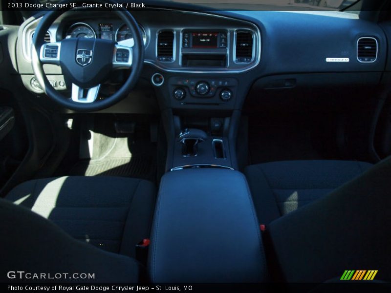 Granite Crystal / Black 2013 Dodge Charger SE