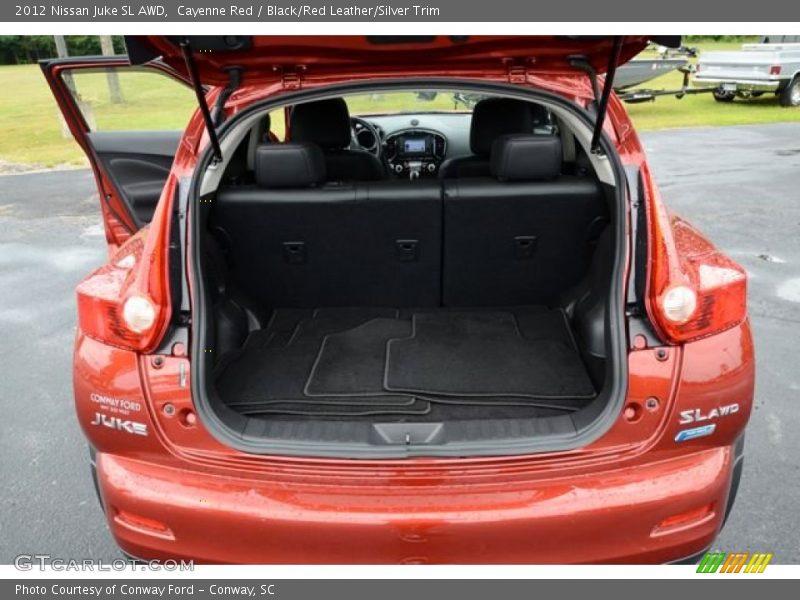 Cayenne Red / Black/Red Leather/Silver Trim 2012 Nissan Juke SL AWD