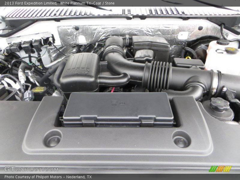 White Platinum Tri-Coat / Stone 2013 Ford Expedition Limited