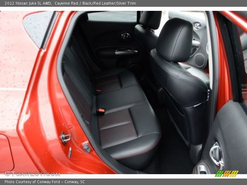 Cayenne Red / Black/Red Leather/Silver Trim 2012 Nissan Juke SL AWD