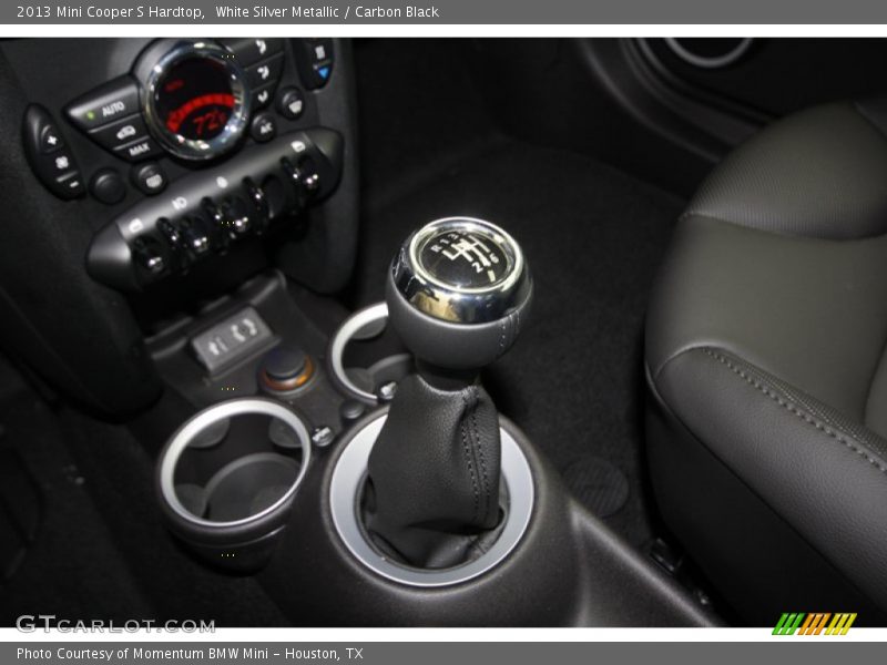 White Silver Metallic / Carbon Black 2013 Mini Cooper S Hardtop