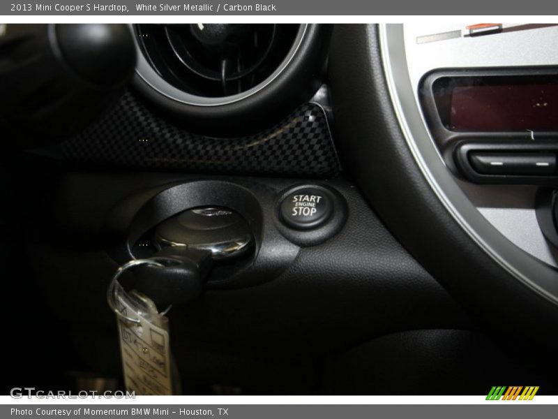 White Silver Metallic / Carbon Black 2013 Mini Cooper S Hardtop