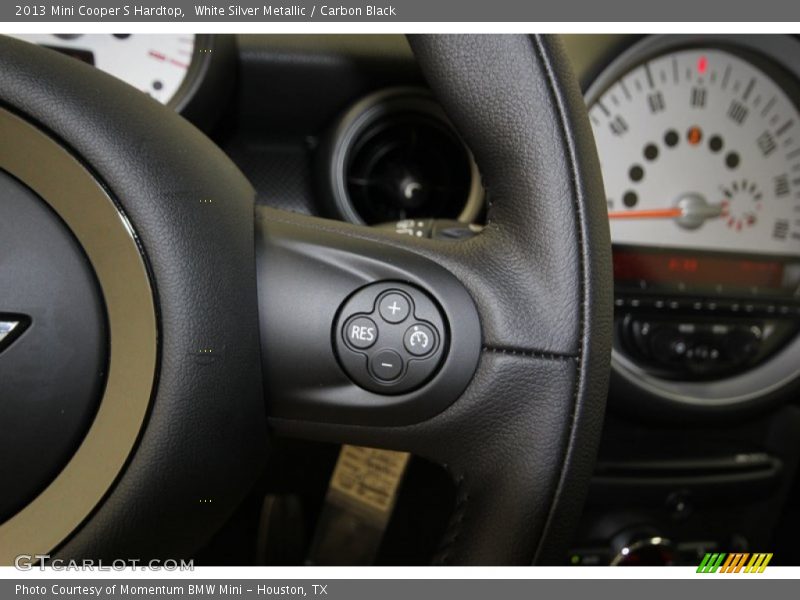 White Silver Metallic / Carbon Black 2013 Mini Cooper S Hardtop
