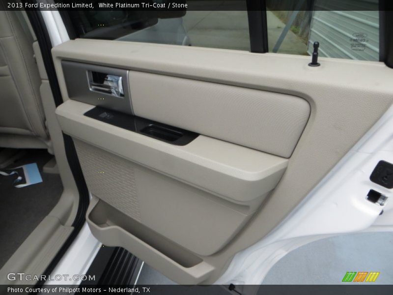White Platinum Tri-Coat / Stone 2013 Ford Expedition Limited