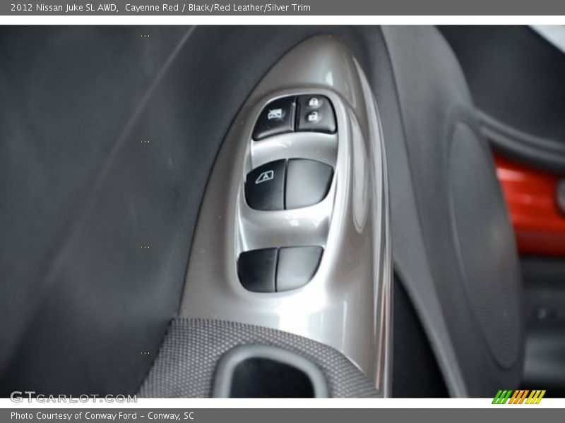 Cayenne Red / Black/Red Leather/Silver Trim 2012 Nissan Juke SL AWD