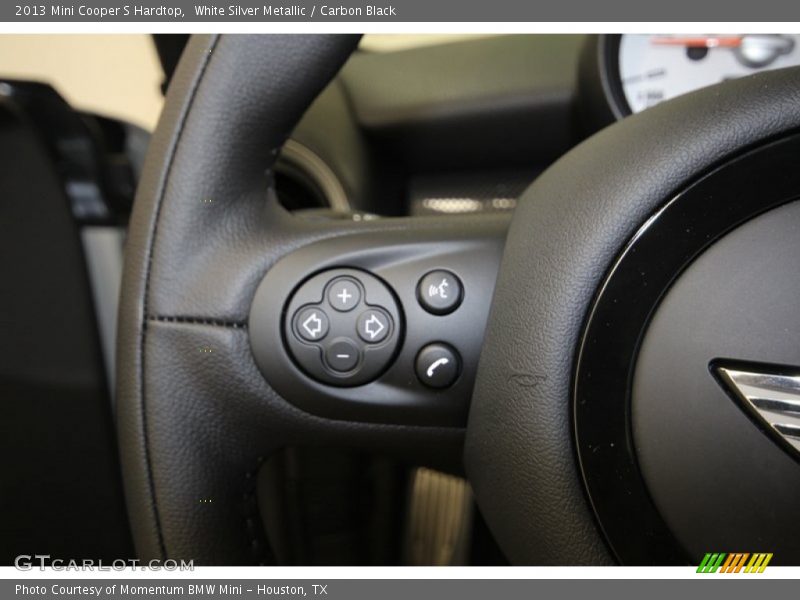 White Silver Metallic / Carbon Black 2013 Mini Cooper S Hardtop