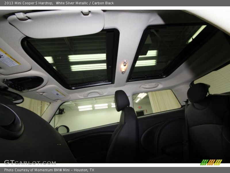 White Silver Metallic / Carbon Black 2013 Mini Cooper S Hardtop