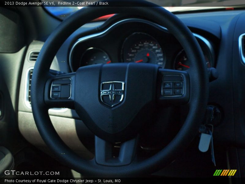 Redline 2-Coat Pearl / Black 2013 Dodge Avenger SE V6